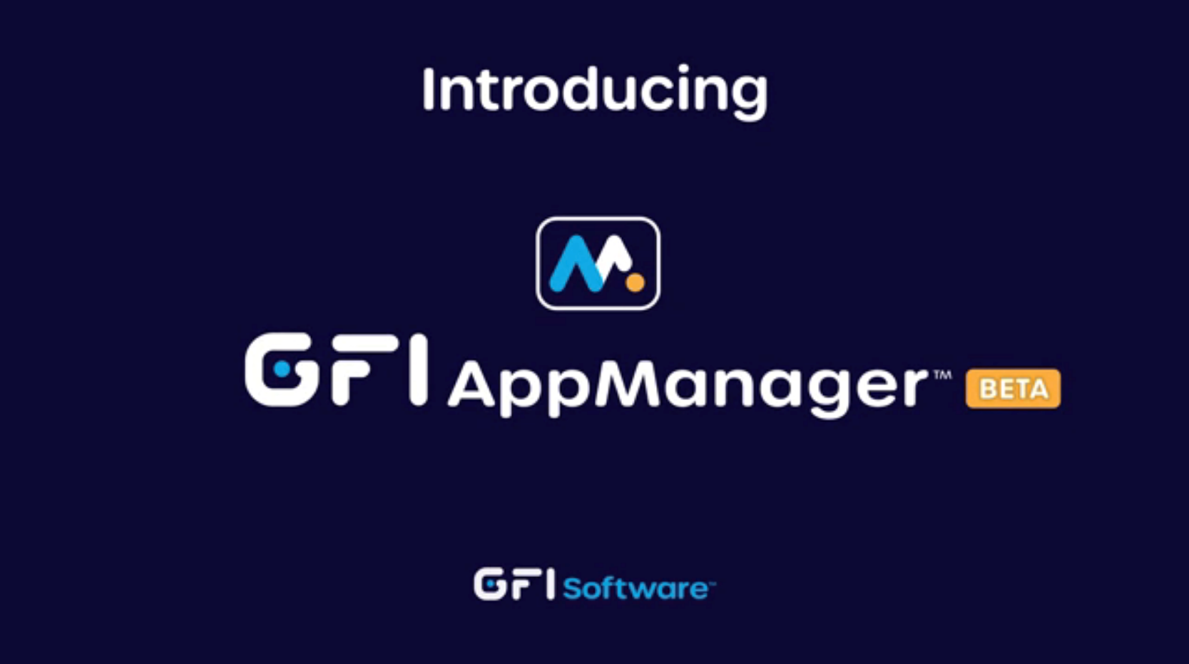 GFI AppManager centralized IT management screen
