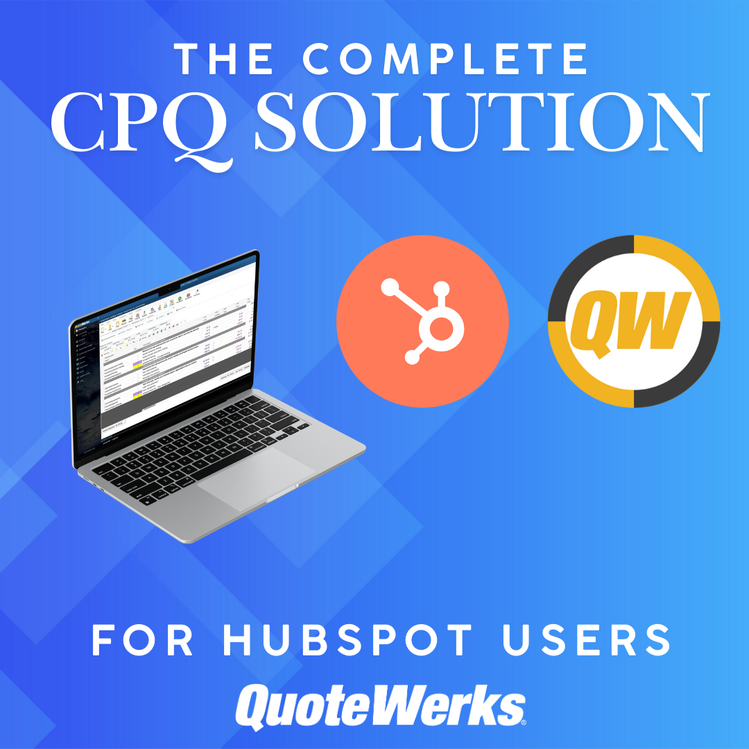 QuoteWerks CPQ and HubSpot workflow concept