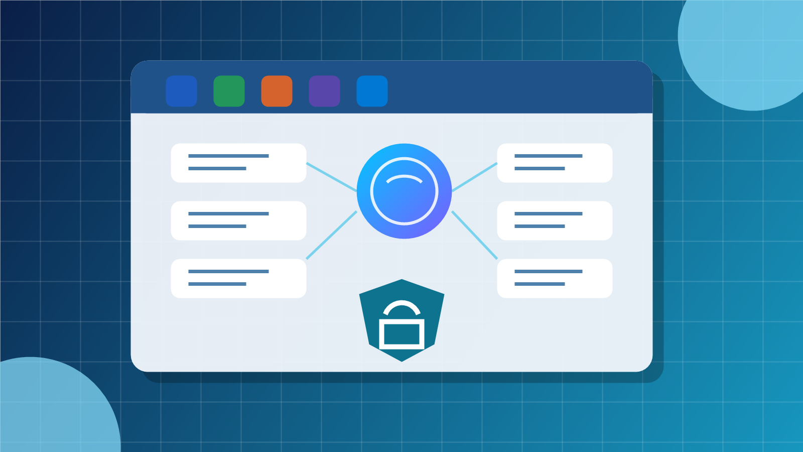 Secure AI productivity dashboard for Microsoft 365 Copilot Business in a small business environment