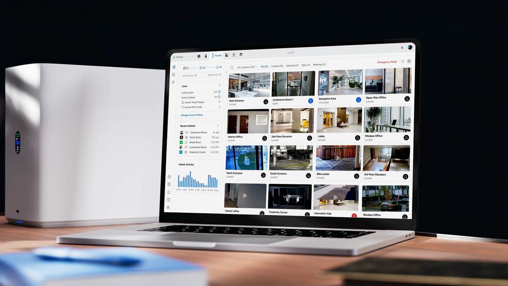UniFi Access visitor and intercom workflow visual