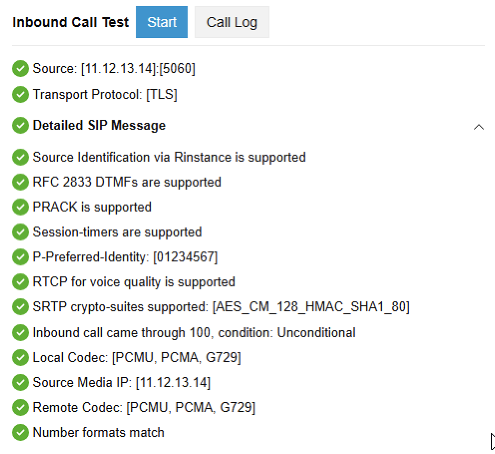 3CX inbound call verification checks SIP headers and media matching