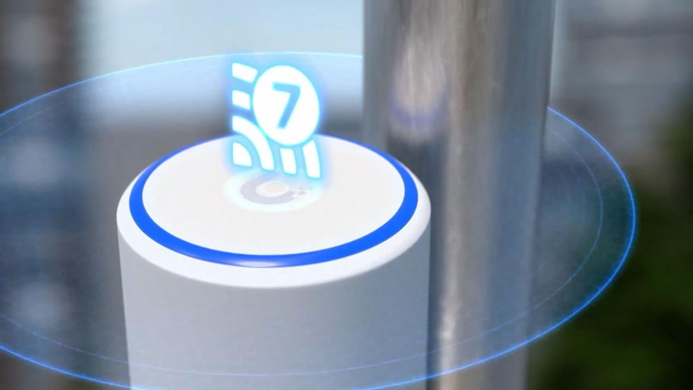 U7 Mesh installed in a business-style environment