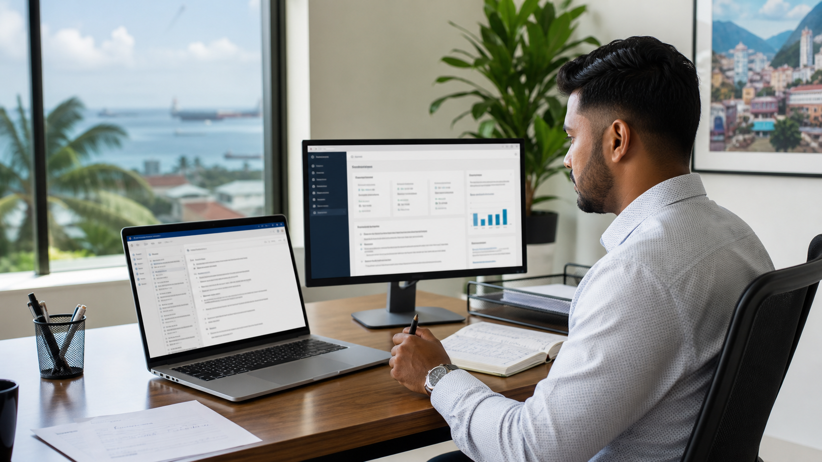 Email triage workflow in a Trinidad and Tobago SMB office