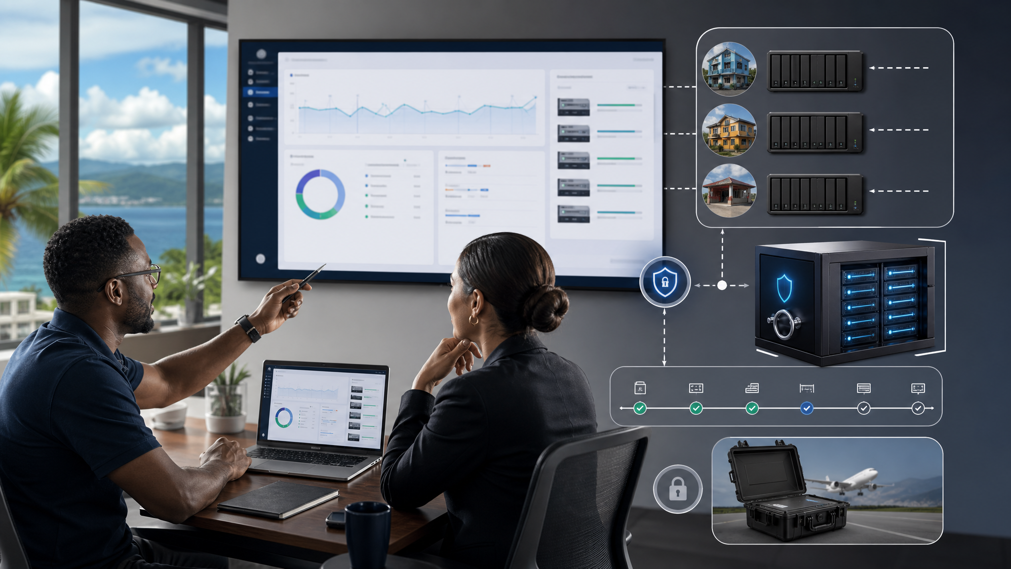 Synology ActiveProtect centralized backup management dashboard
