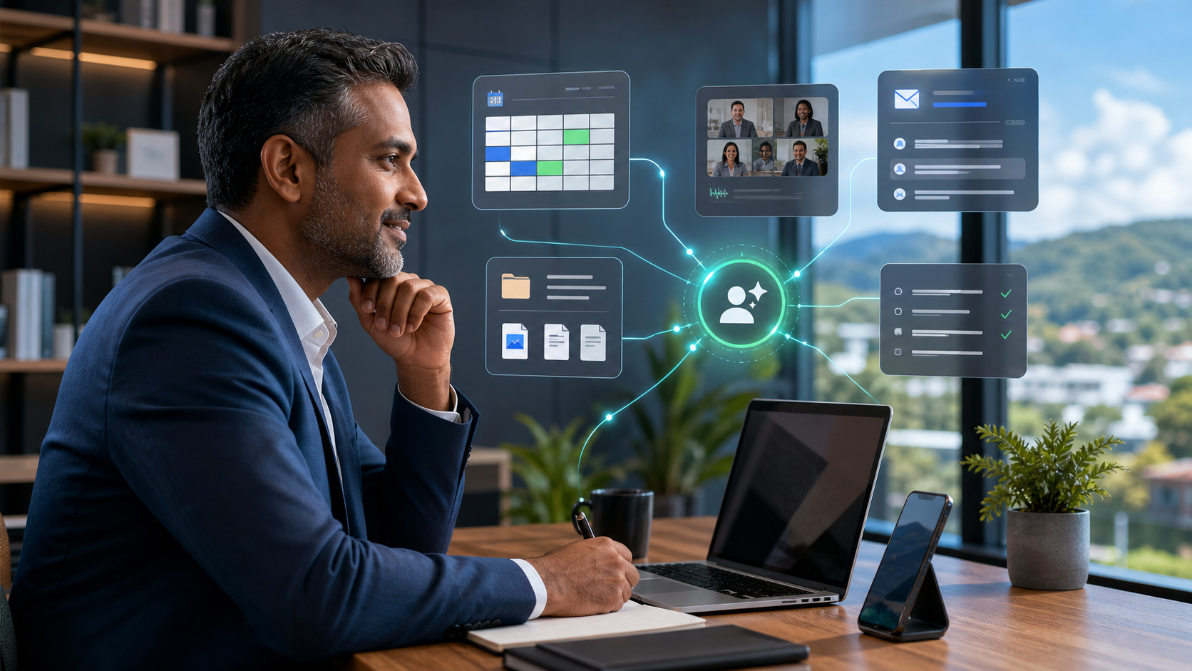 Always-on Microsoft 365 agent coordinating SMB workflows