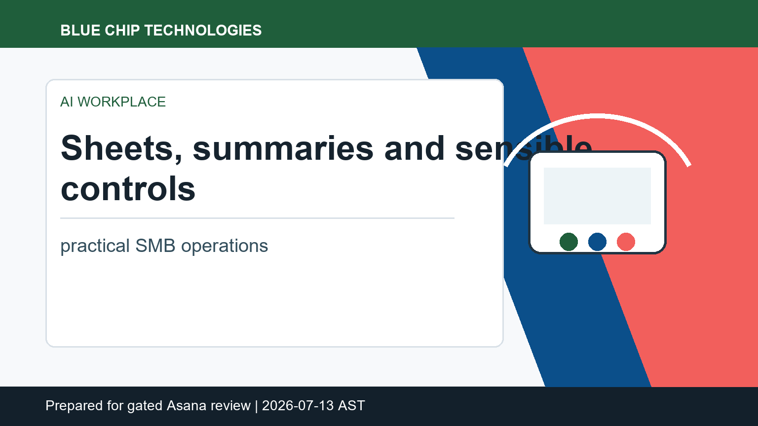 Abstract AI-assisted spreadsheet operations workflow, text-free and logo-free