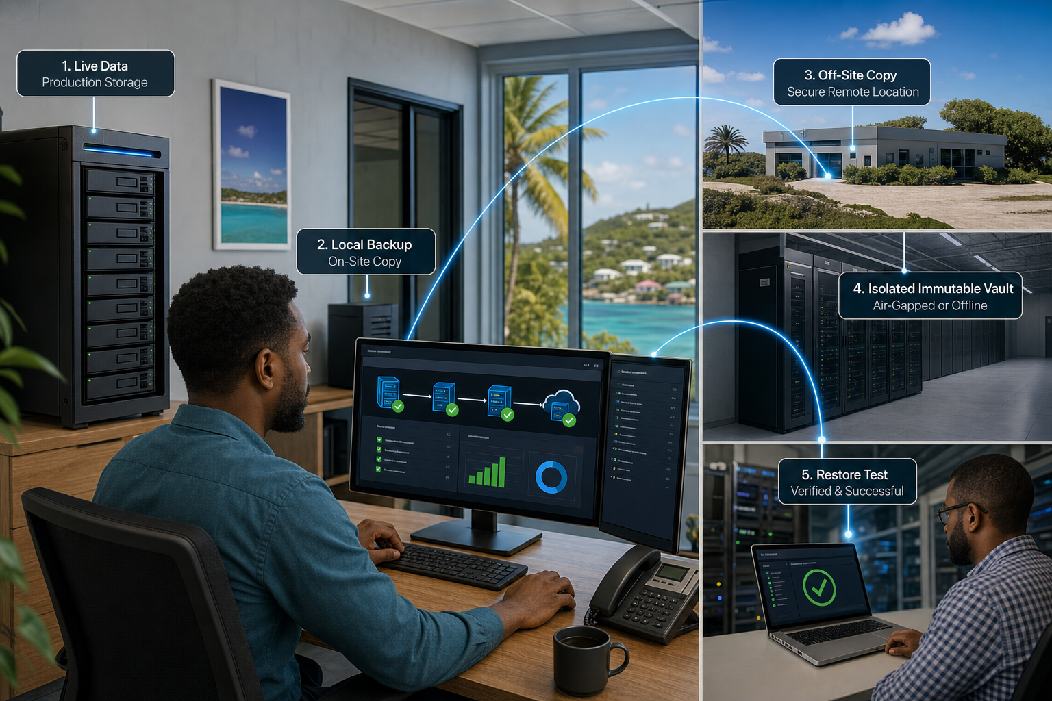 A 3-2-1-1-0 Backup Plan Is Stronger Than a Single NAS Copy