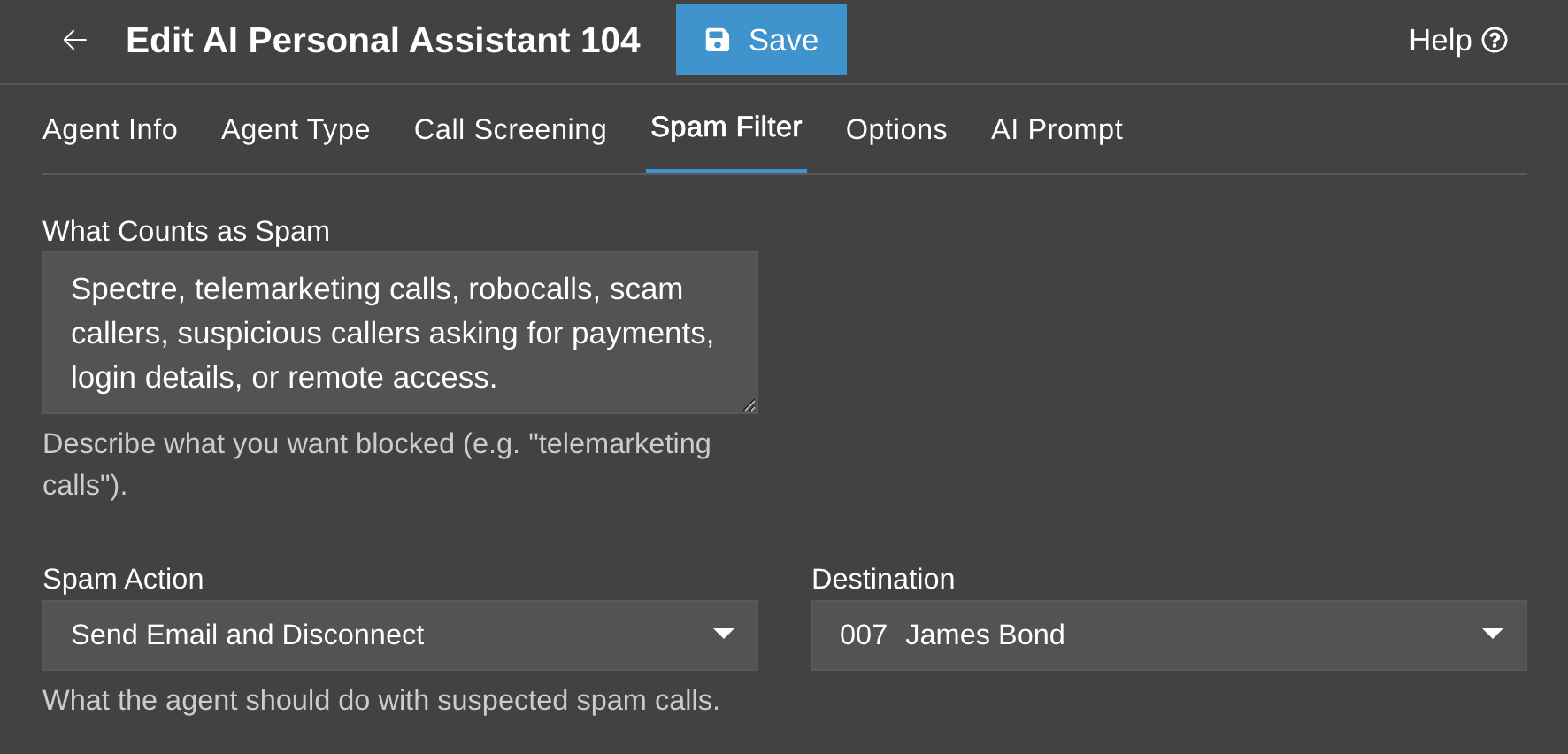 What the Send Email Feature Includes